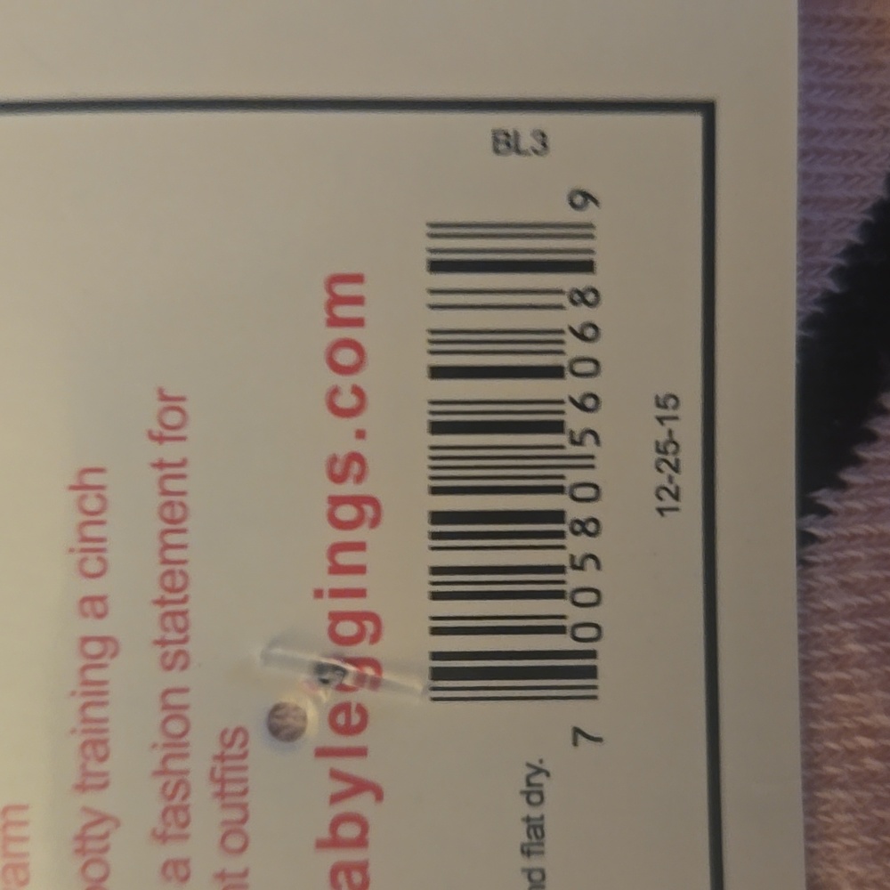 Baby leggings leg warmers for little girls - Picture 3 of 3